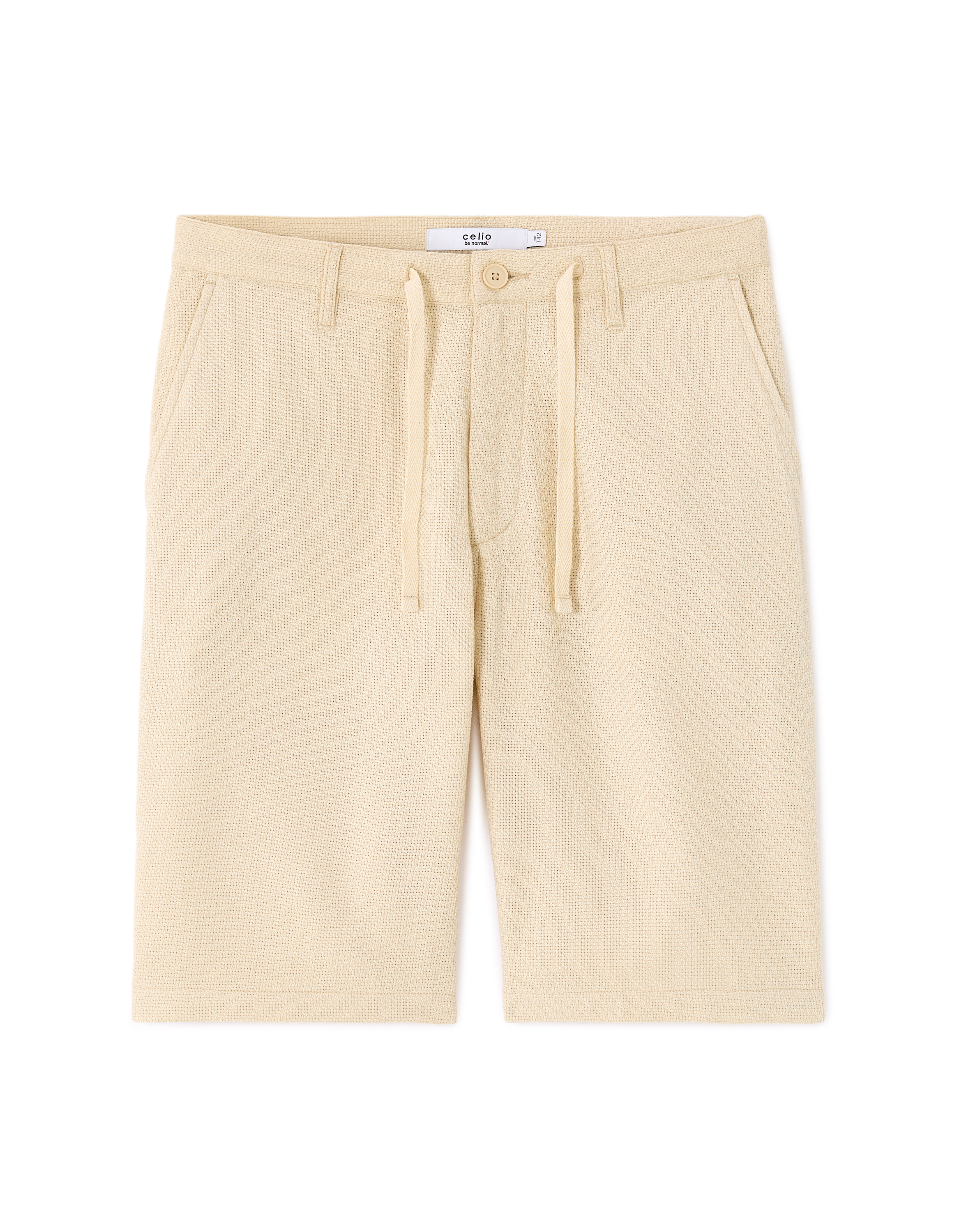 Bermuda 100% coton - beige
