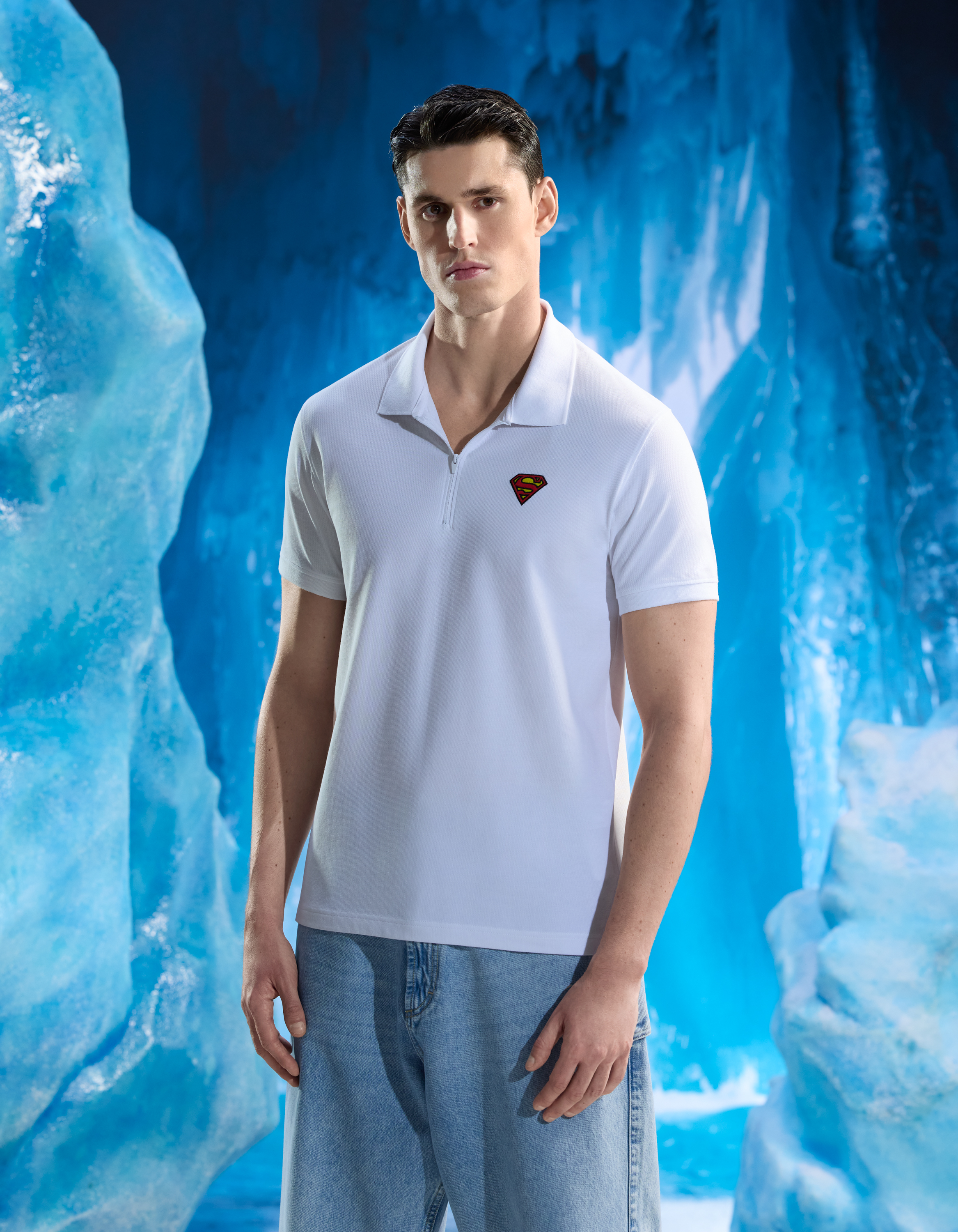 Superman - Polo blanc - camaieu - Modalova
