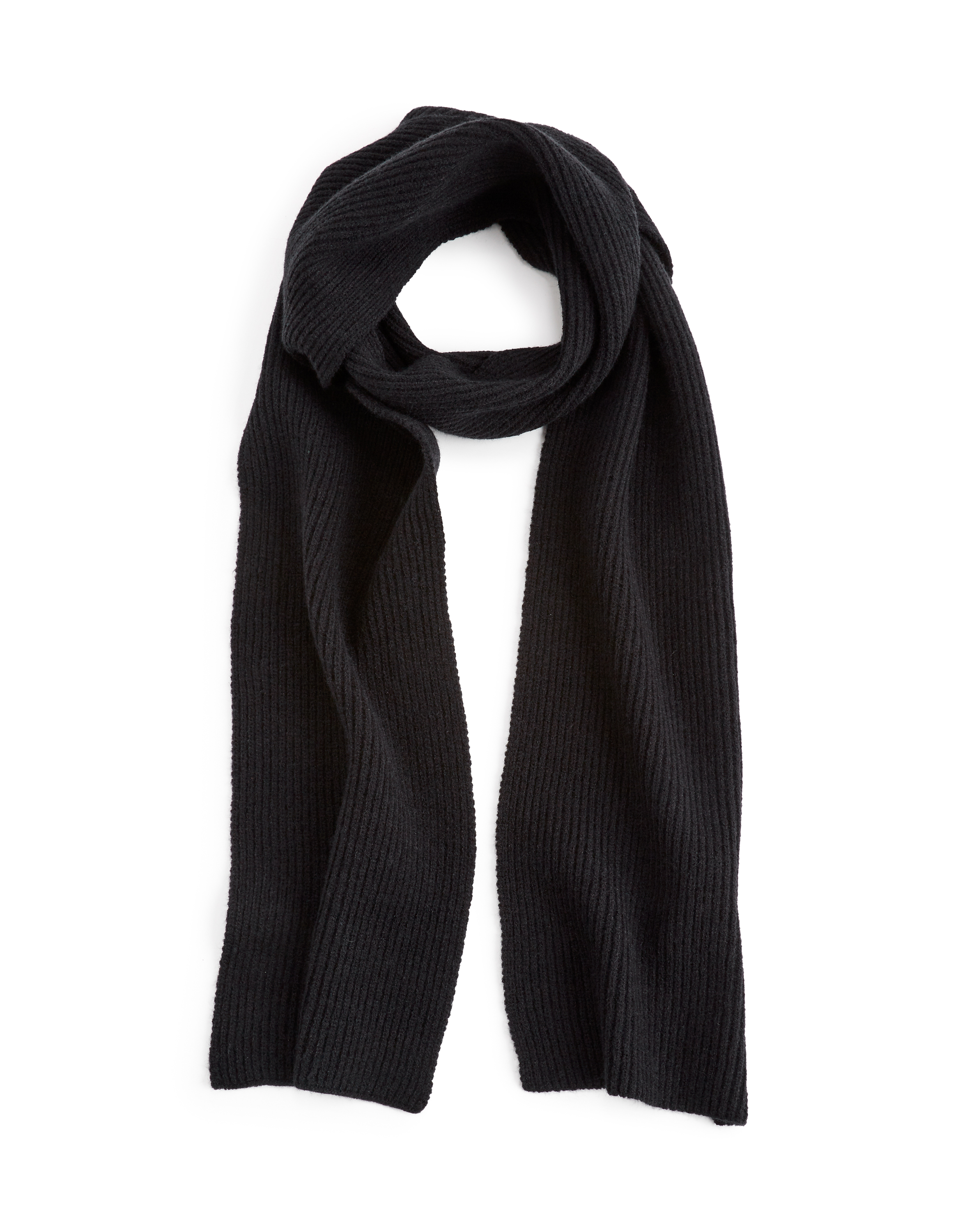 Echarpe en maille - noir