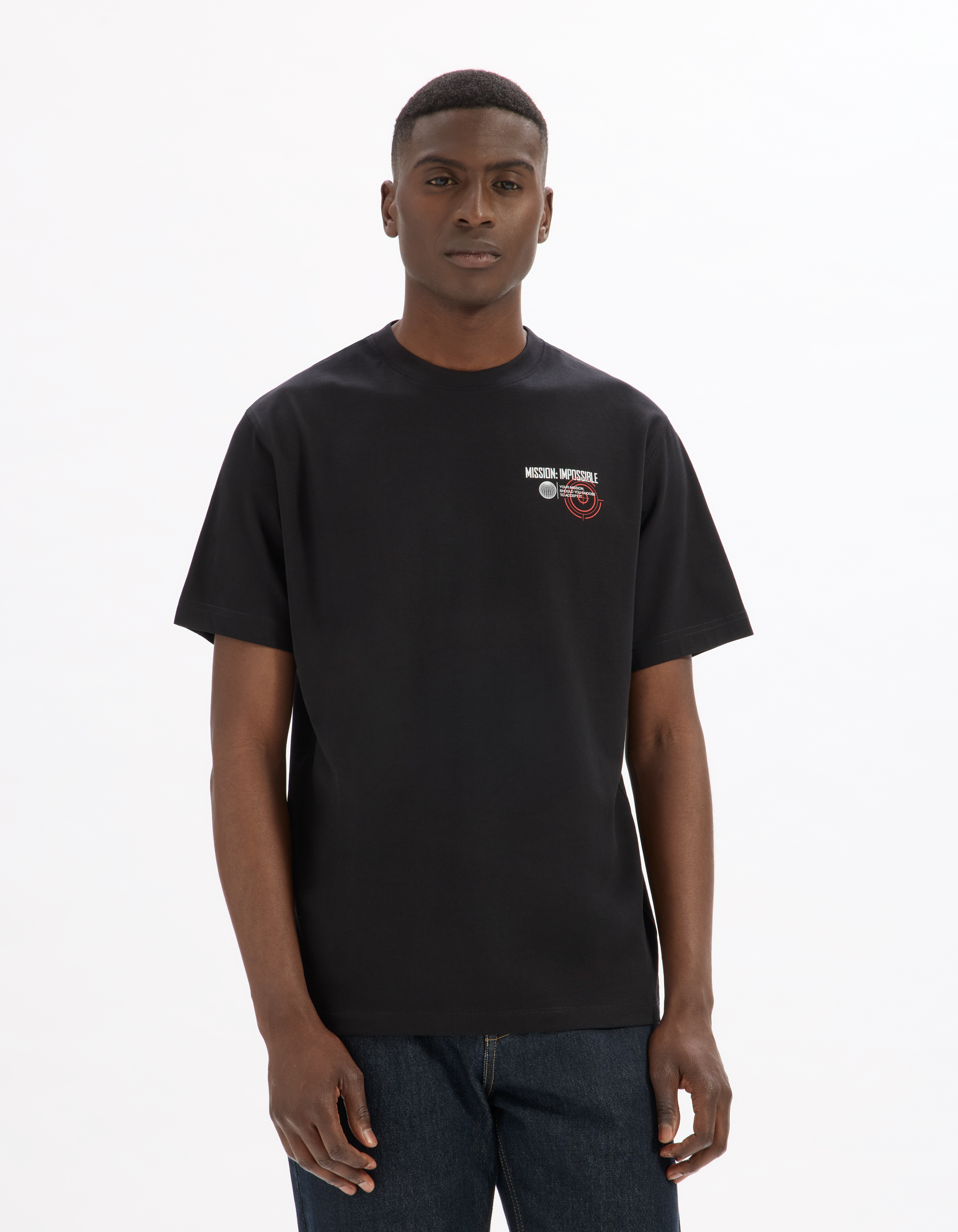 Mission Impossible - T-shirt noir - camaieu - Modalova