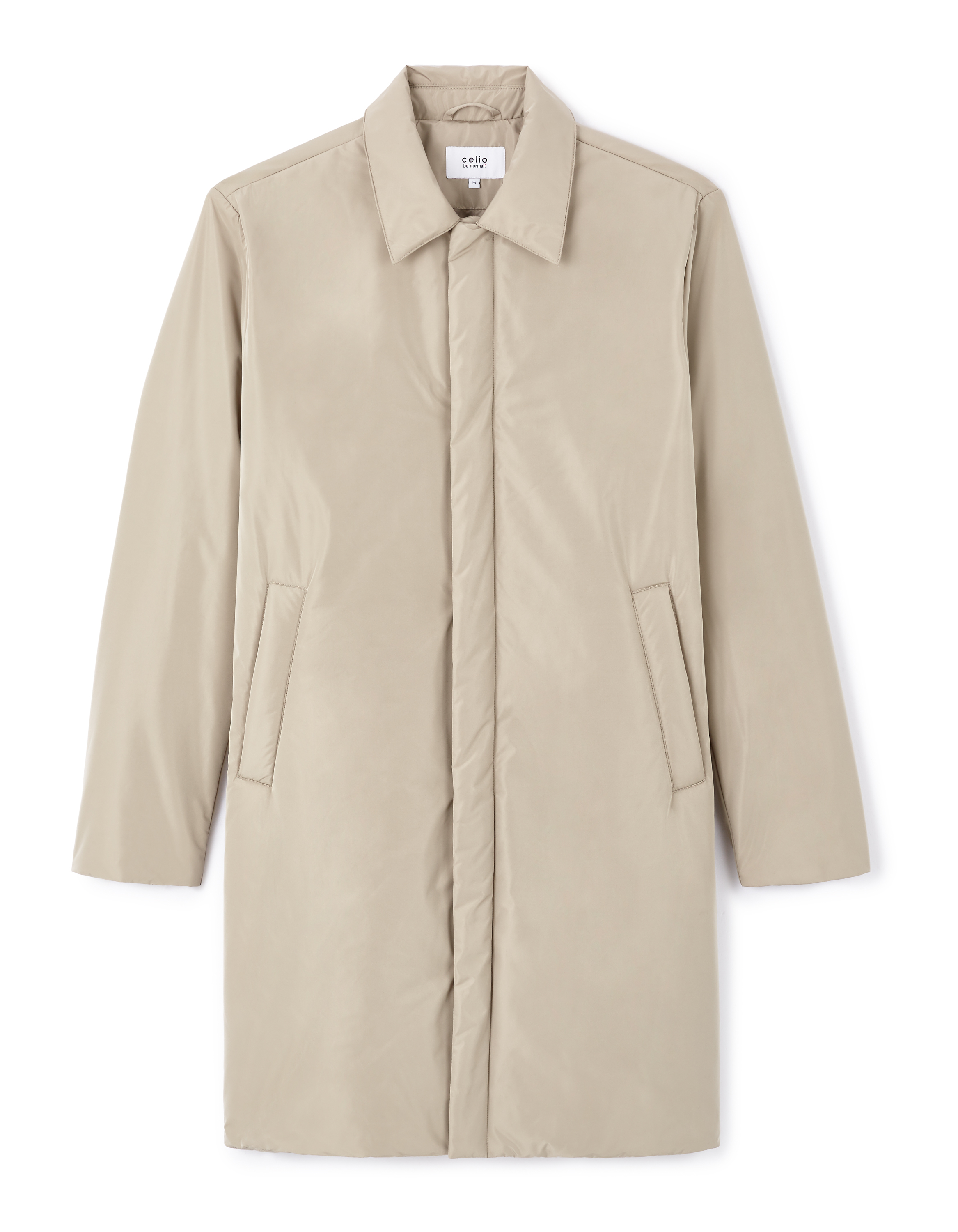 Manteau Imperméable à boutons pressions - beige