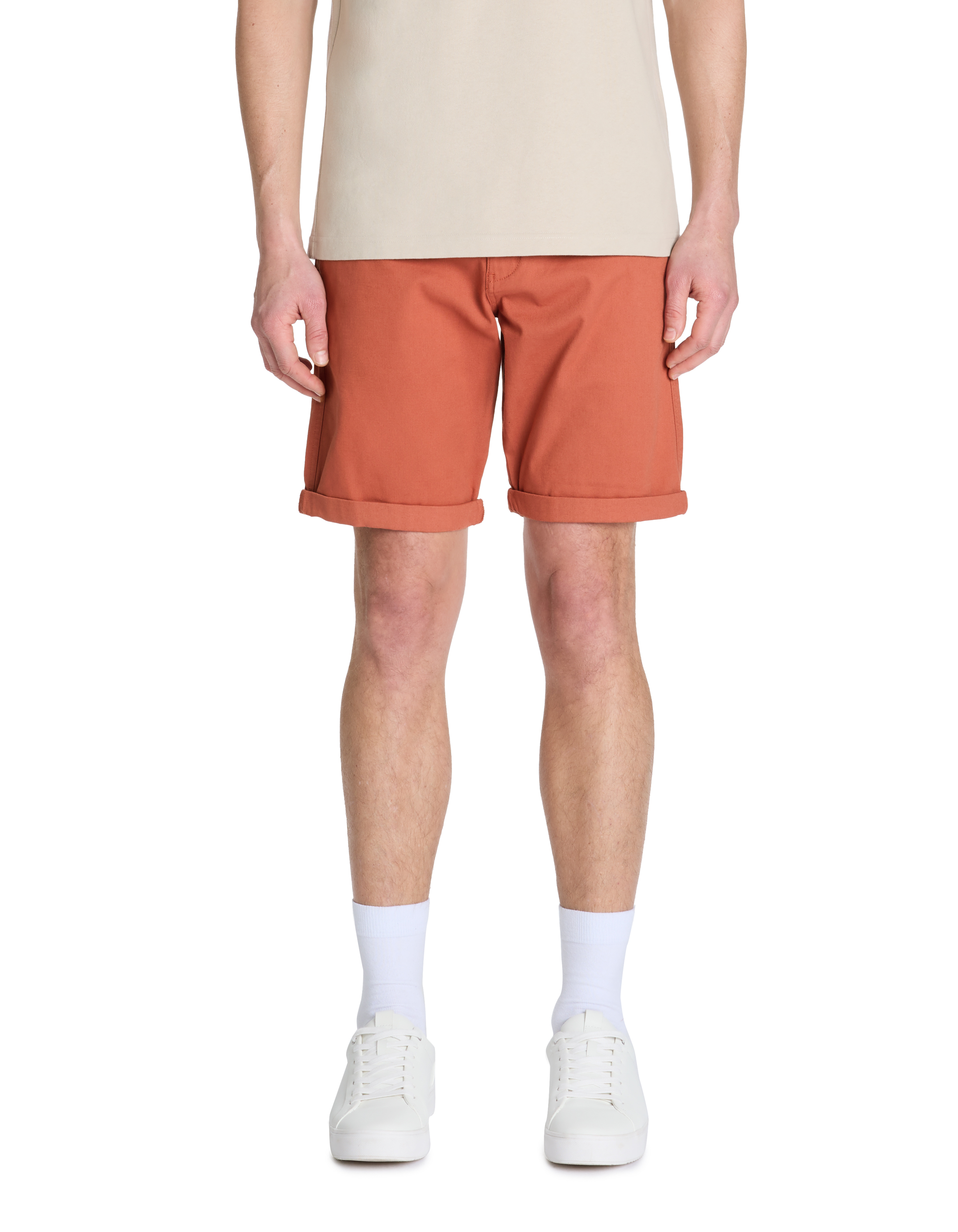 Bermuda chino en coton stretch - camaieu - Modalova