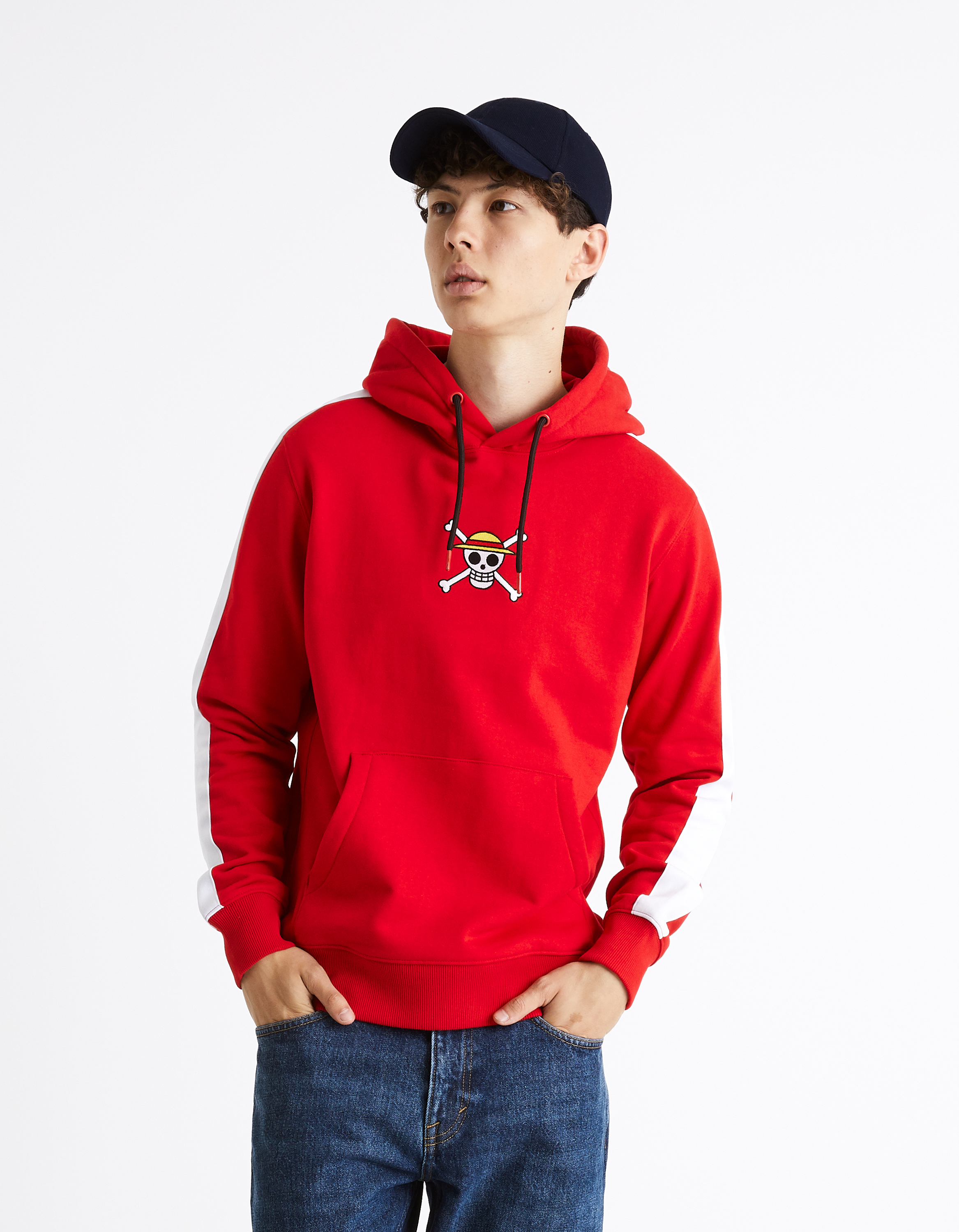One Piece - Sweat rouge - camaieu - Modalova