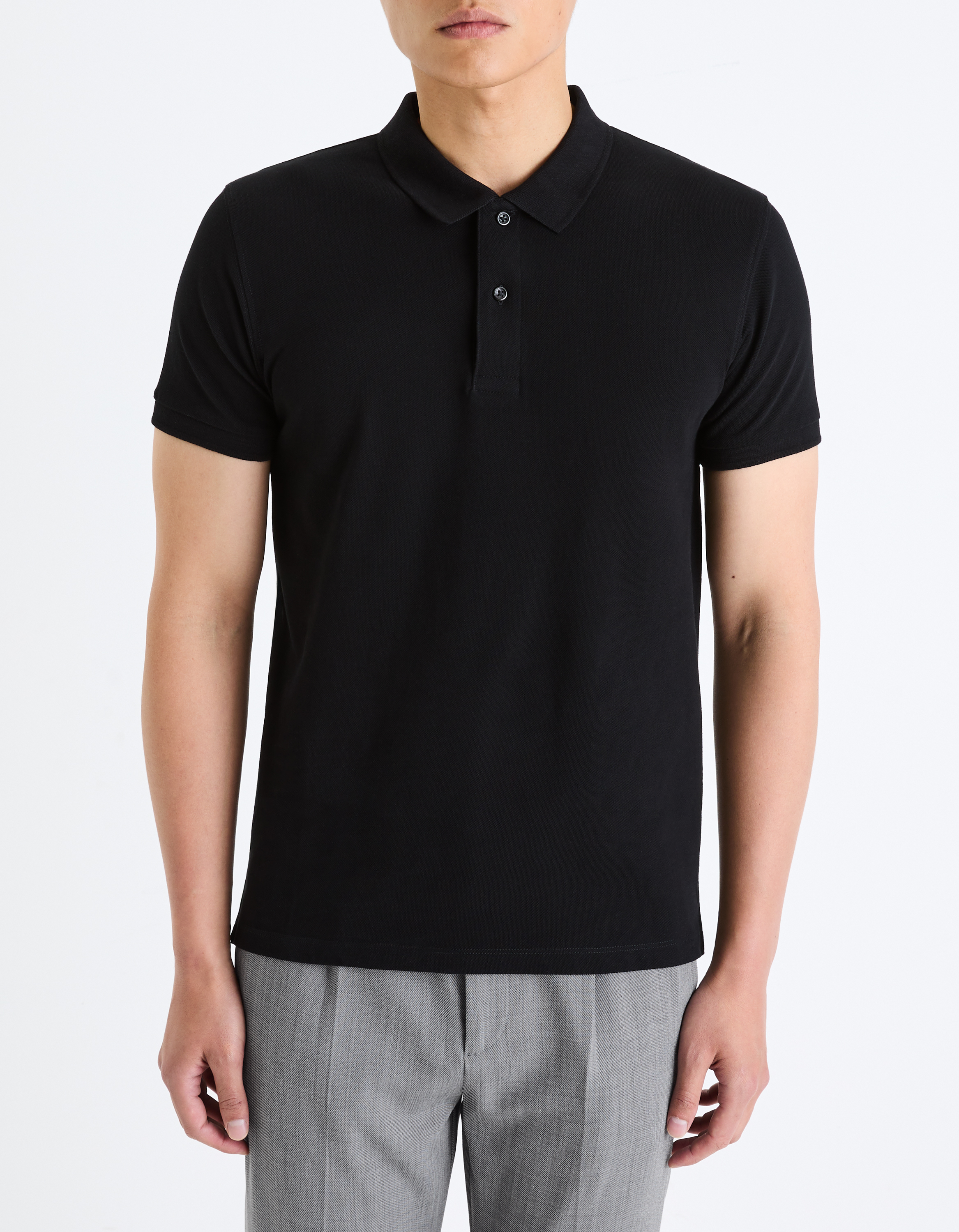 Polo piqué straight 100% coton - camaieu - Modalova