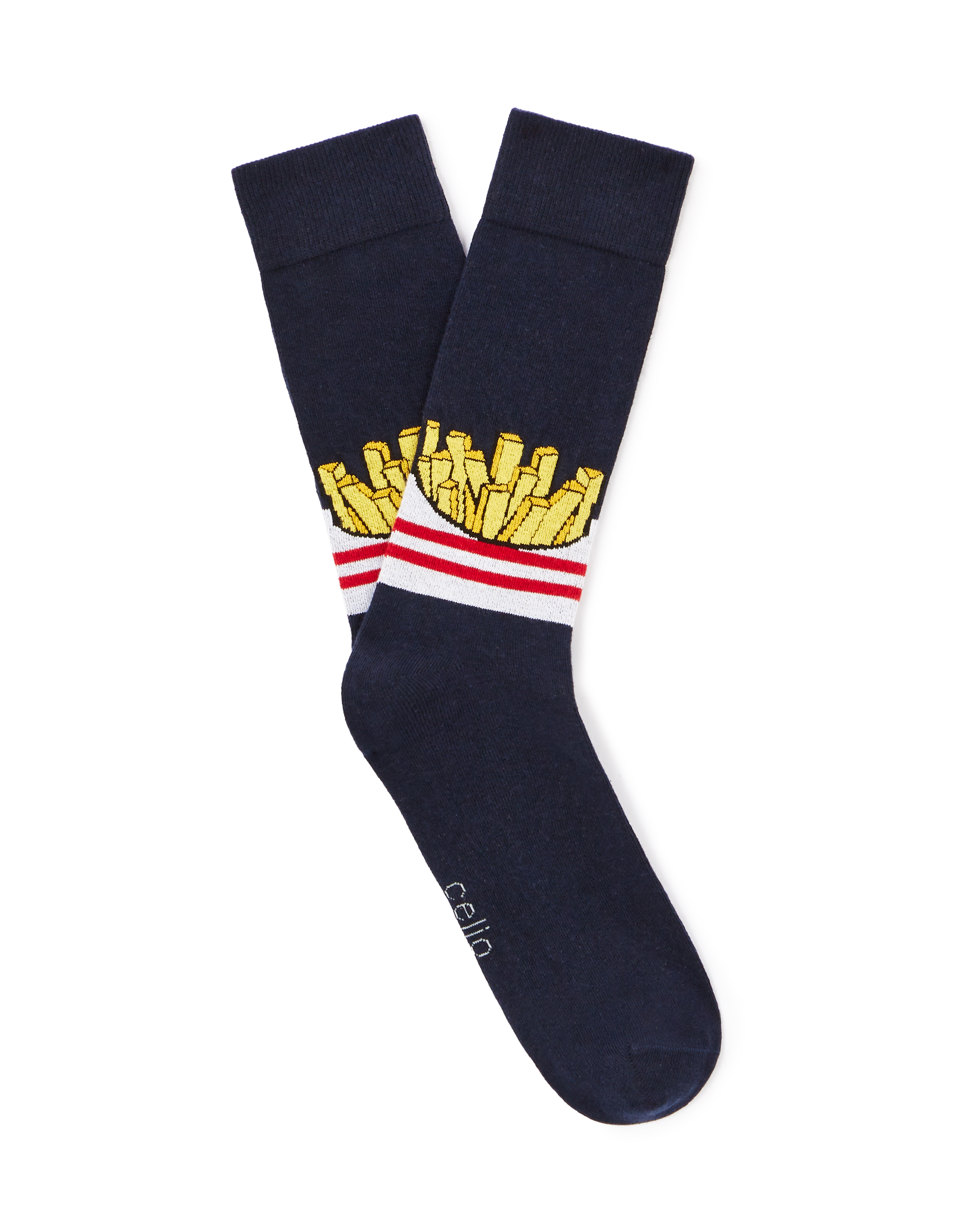 Chaussettes tige haute sport en coton stretch