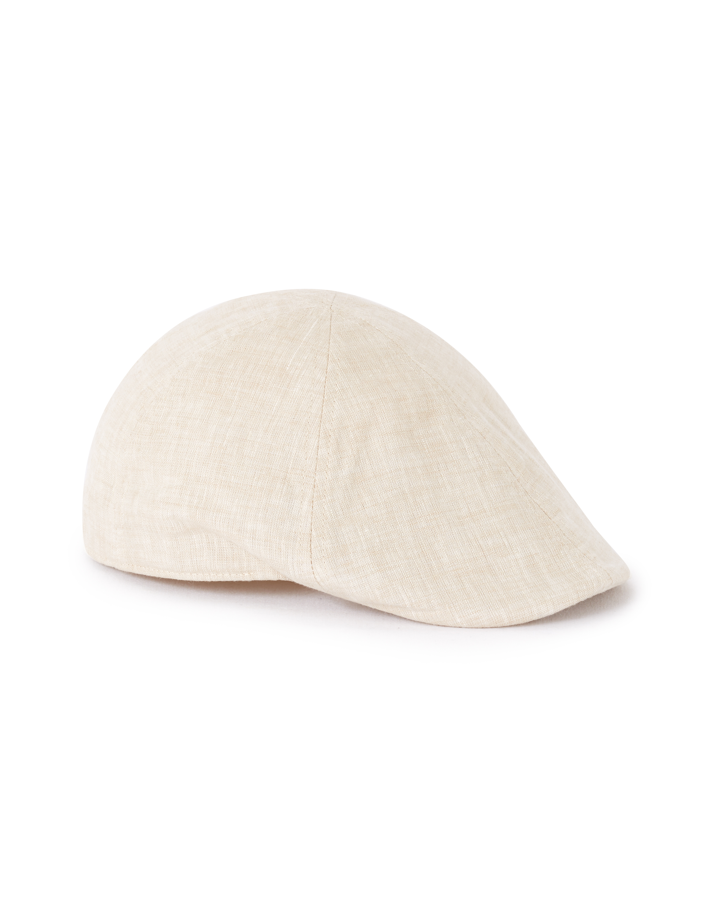 Béret golfeur 100% lin - beige