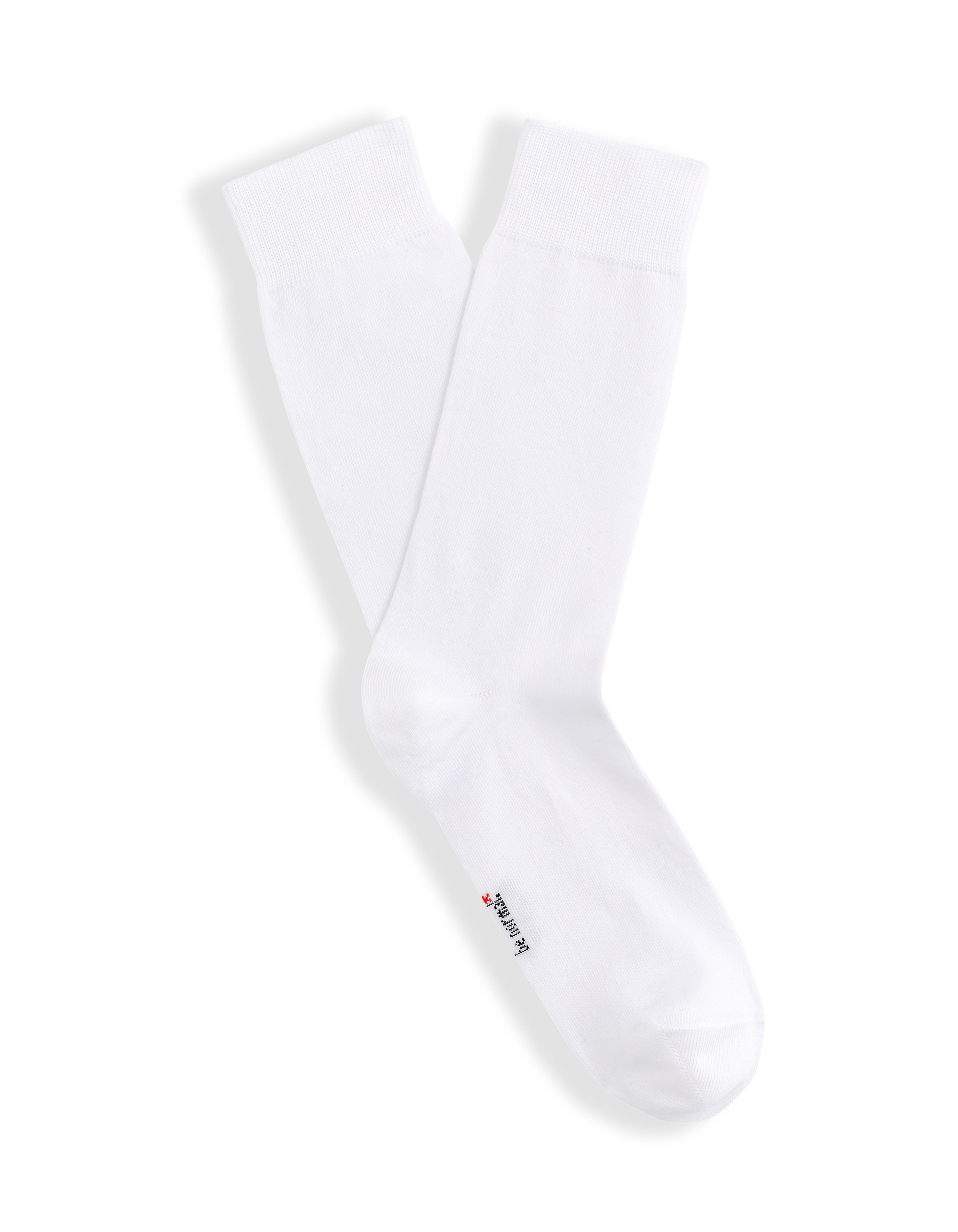 Chaussettes hautes coton - blanc