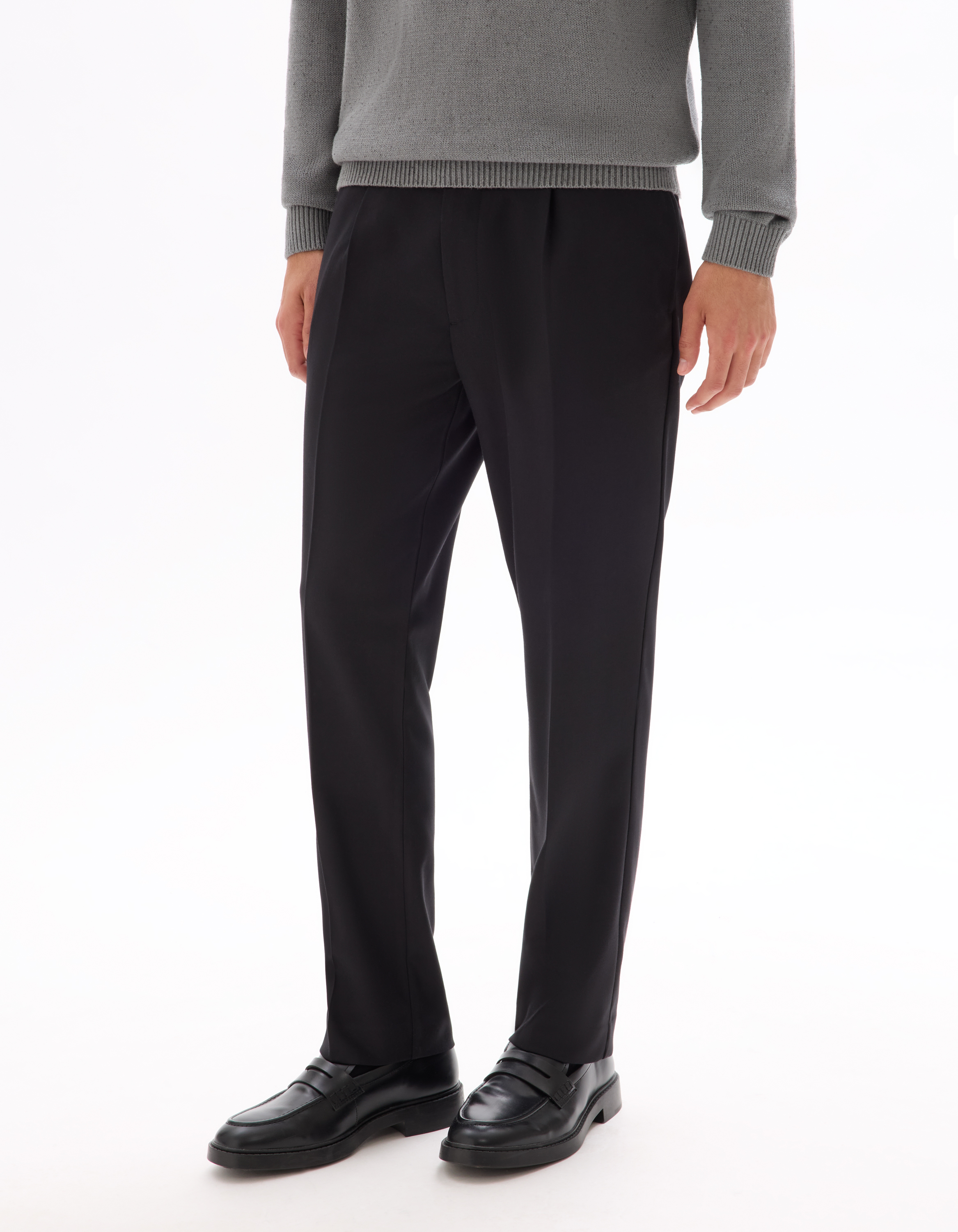 Pantalon chino straight stretch sergé - camaieu - Modalova