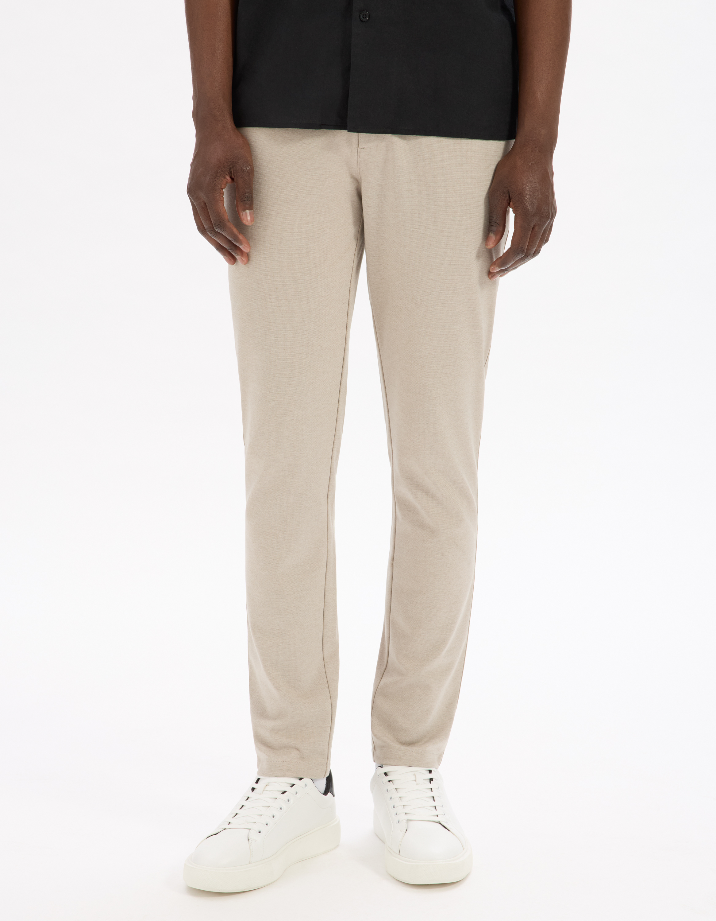 Chino slim stretch - beige - camaieu - Modalova