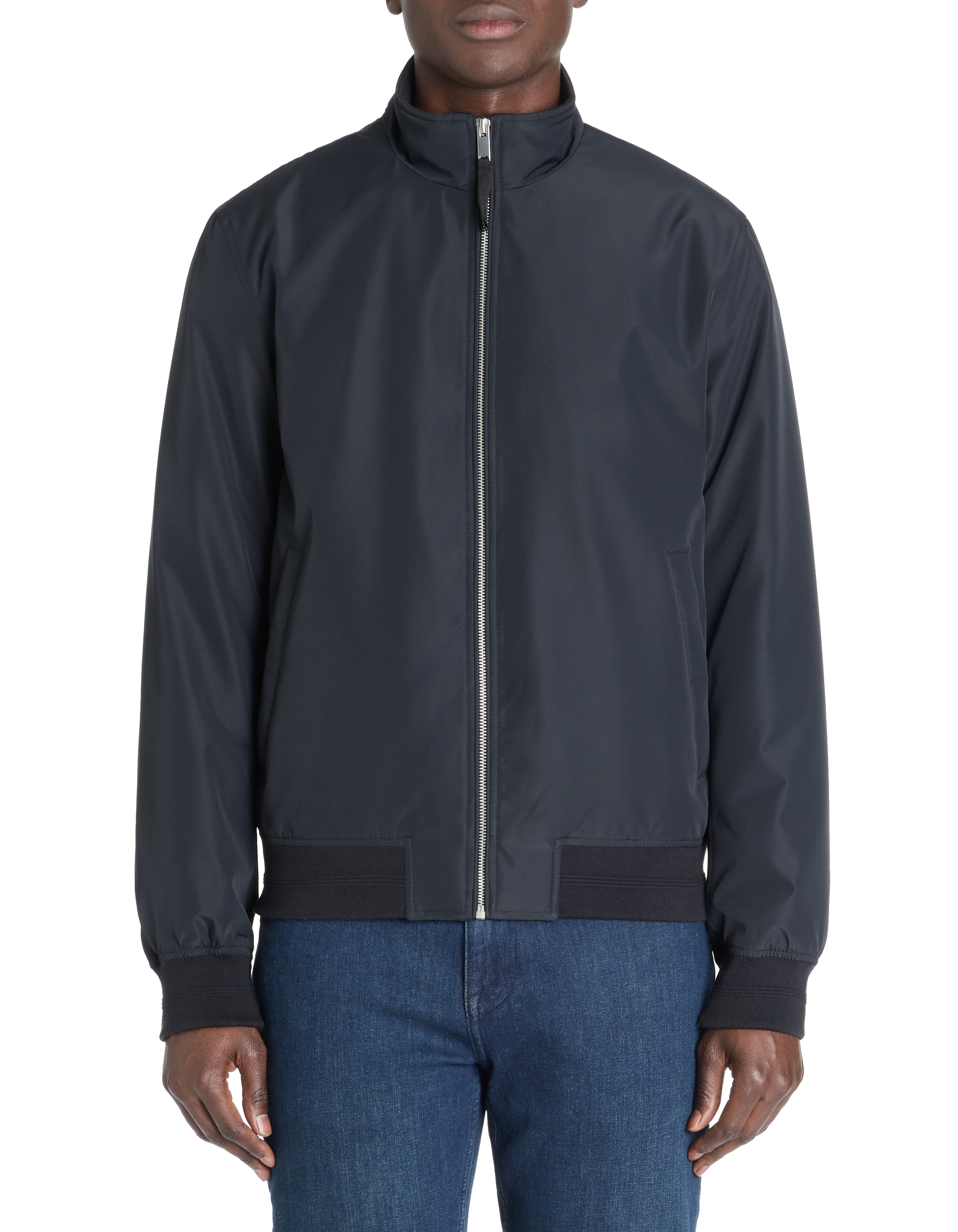Blouson col montant - noir - camaieu - Modalova