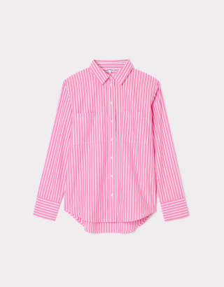 Chemisier Camaïeu Rose Clair Taille XS - Occasion En Très Bon état (TBE), Style Décontracté