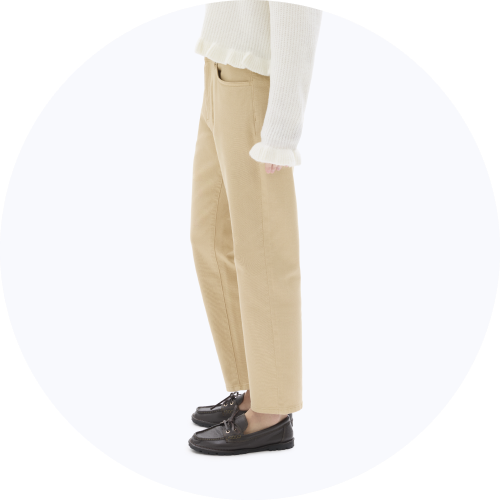 Pantalon Droit Rose Camaïeu Taille 40 - Coton/élasthanne - Occasion En Très Bon état, Style Décontracté