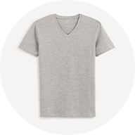 T-shirts col V